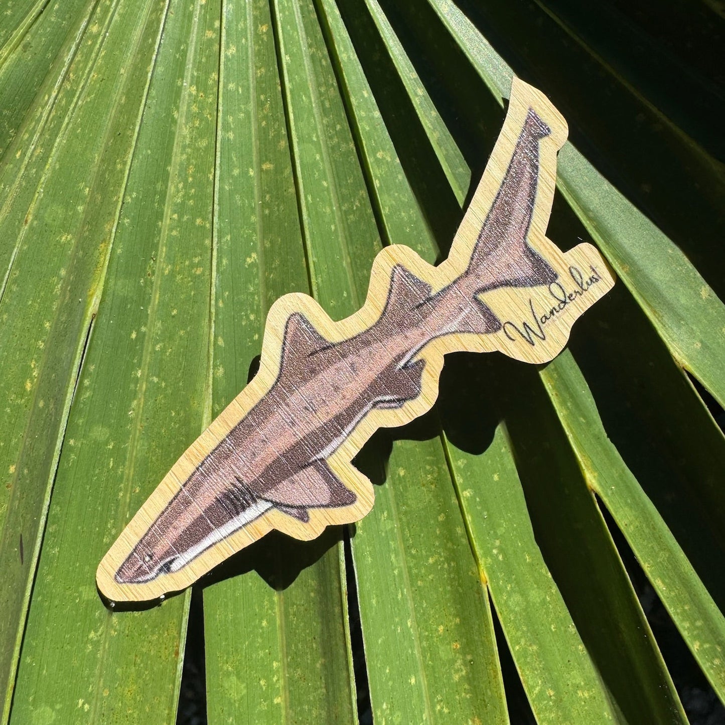 Sand Tiger Shark - Bamboo Sticker