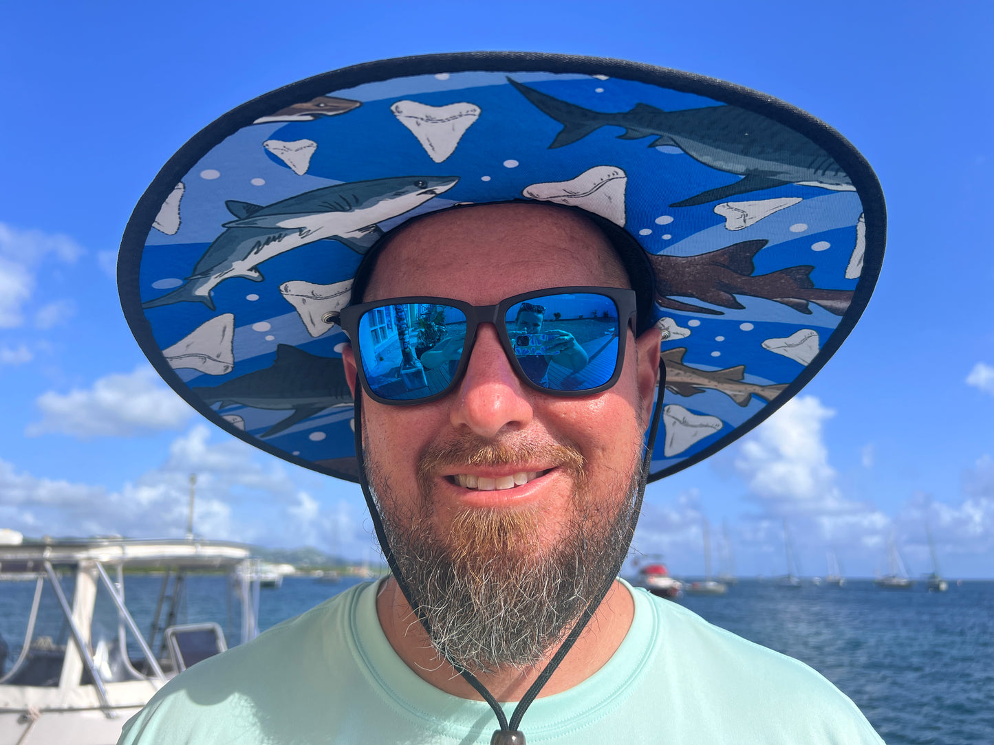 Shark Lovers Bamboo Hat