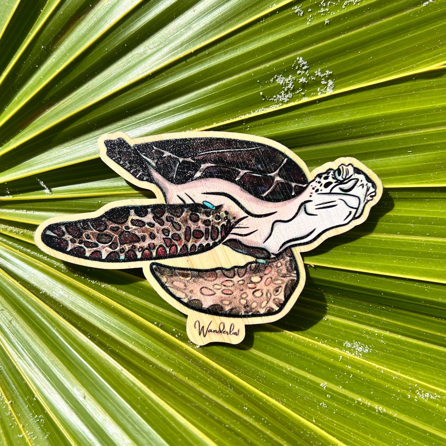 Turtle - Bamboo Sticker