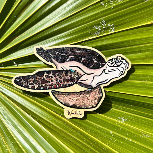 Turtle - Bamboo Sticker