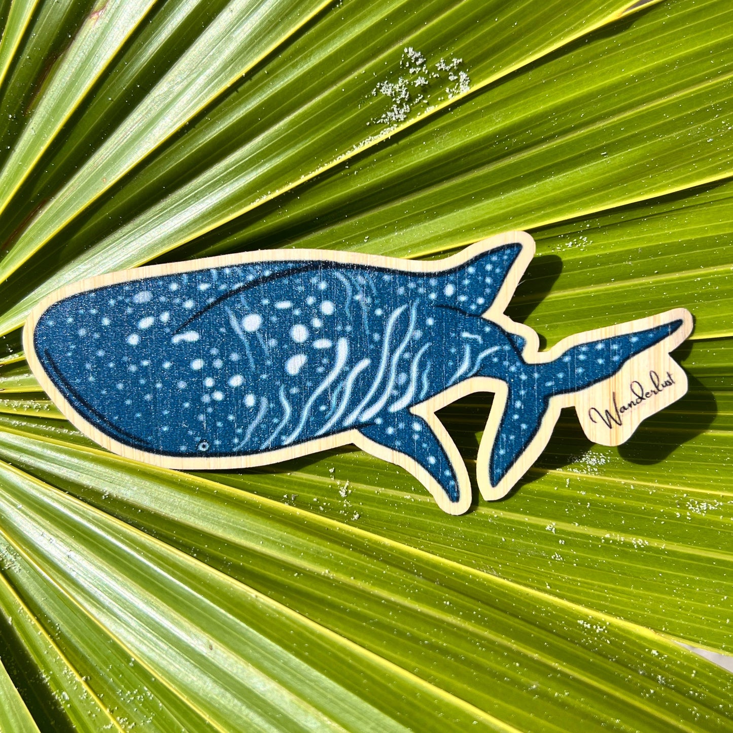 Whale Shark - Bamboo Sticker