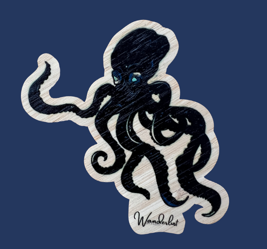 Kraken - Bamboo Sticker