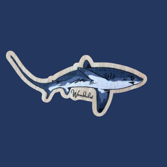 Thresher Shark - Bamboo Sticker