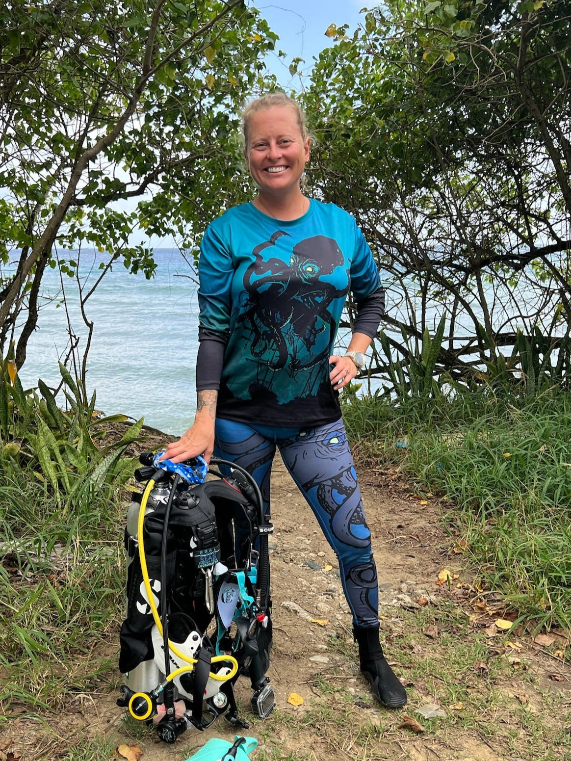 Kraken Rashguard - Recycled Blend