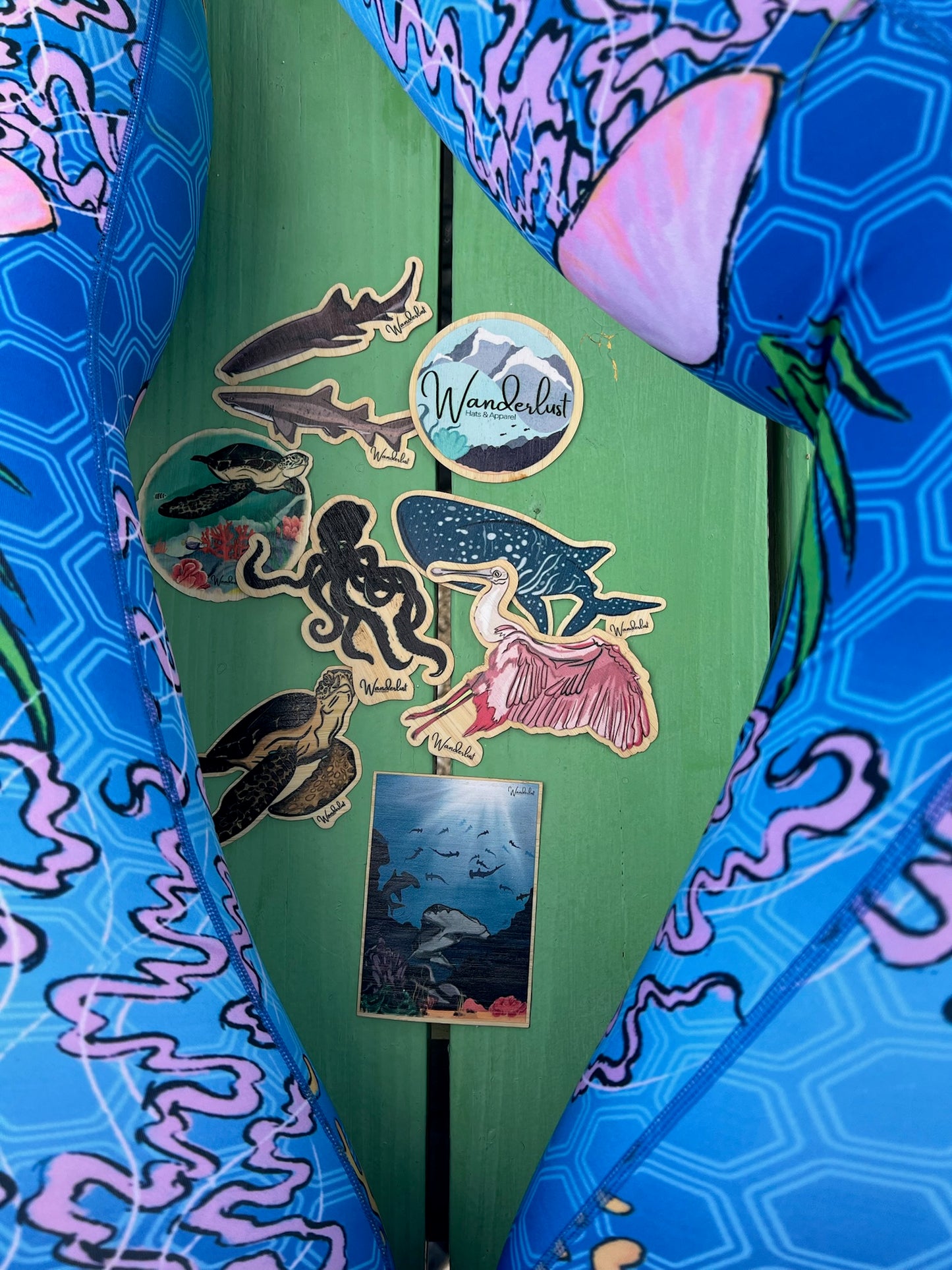 Whale Shark - Bamboo Sticker