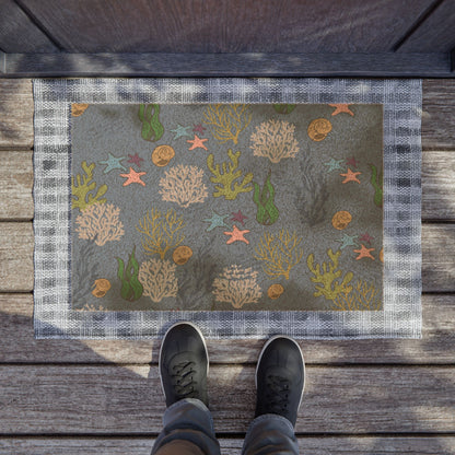 Coral Reef Doormat - Ocean lovers dream come true!