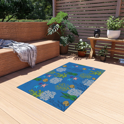 Outdoor Coral Reef Rug