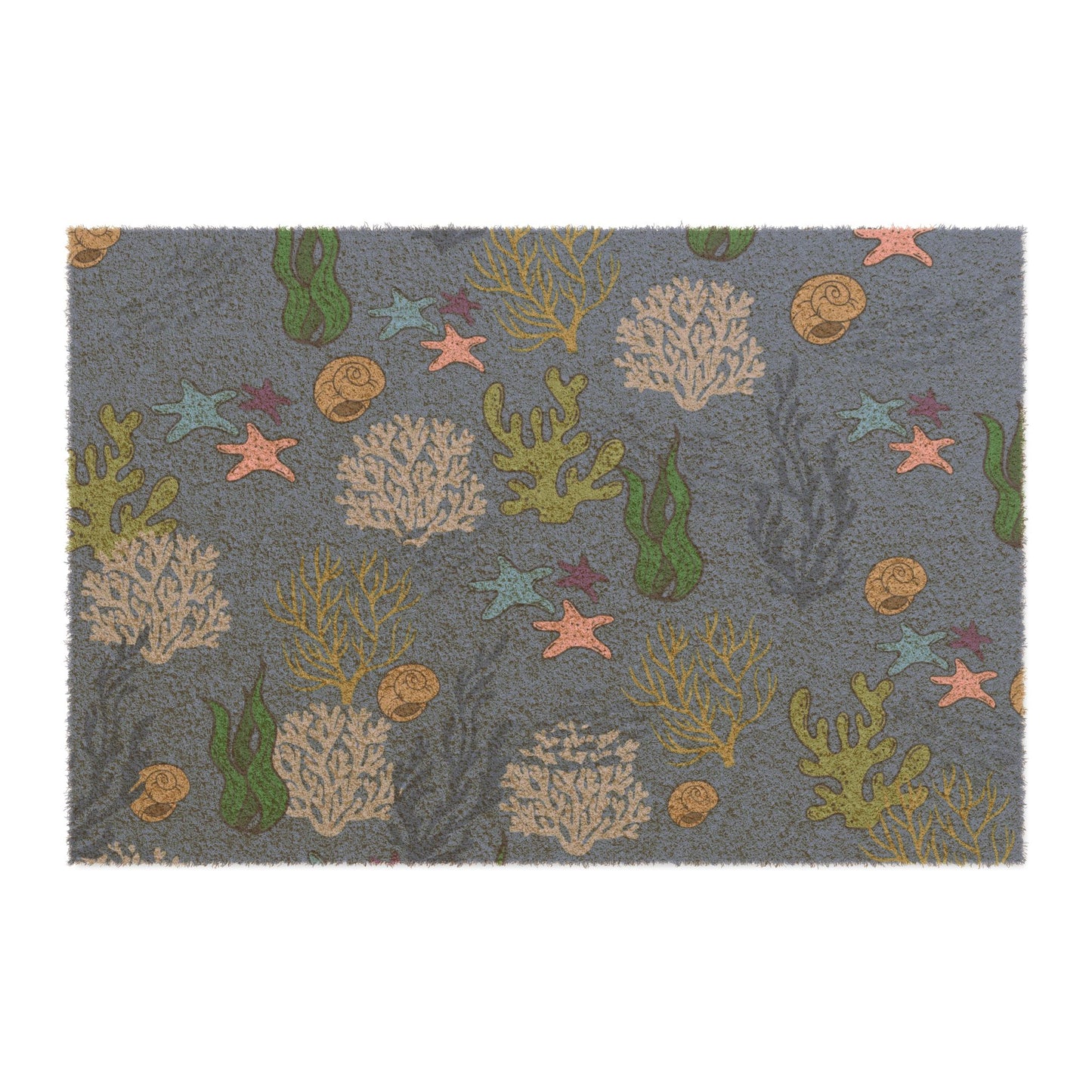 Coral Reef Doormat - Ocean lovers dream come true!