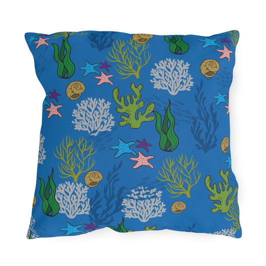 Outdoor Coral Reef Pillows - Beach lovers perfect pillow!