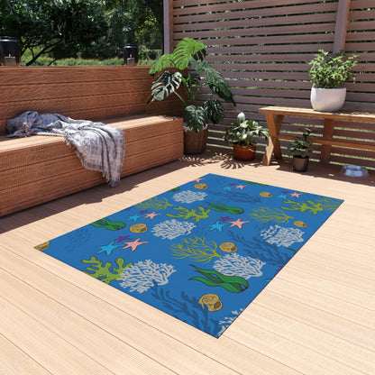 Outdoor Coral Reef Rug