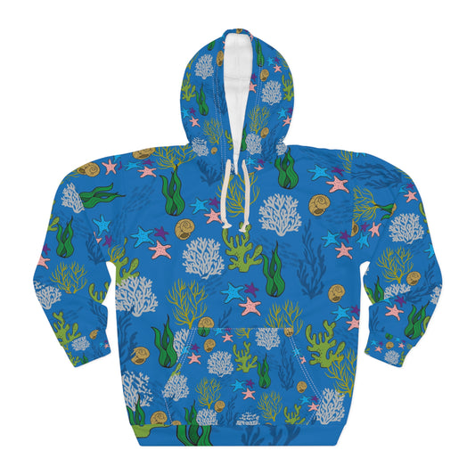 Coral Reef all-over printed Unisex Pullover Hoodie