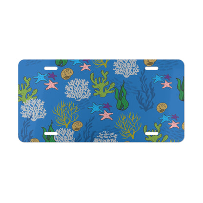 Coral Reef Vanity Plate - Every Scuba Diver or Ocean Lovers dream!