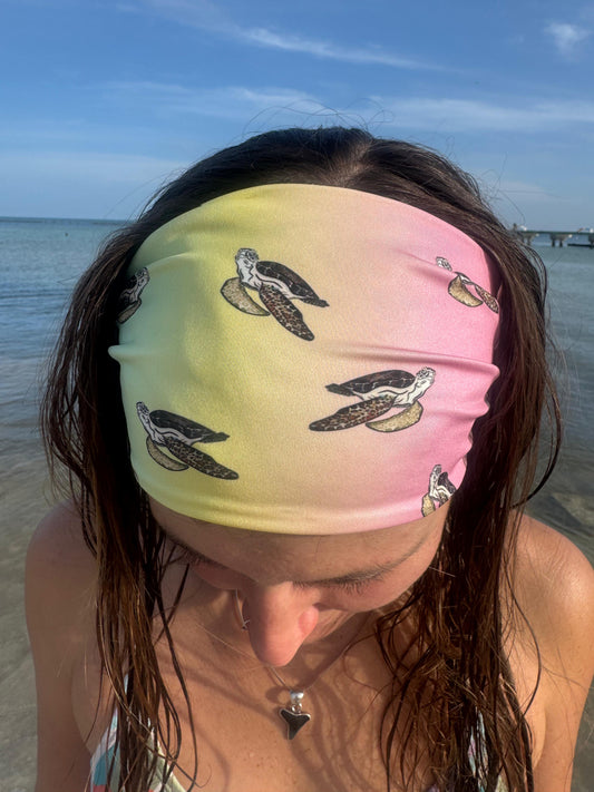 Rainbow Turtle Headband