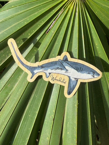 Thresher Shark - Bamboo Sticker