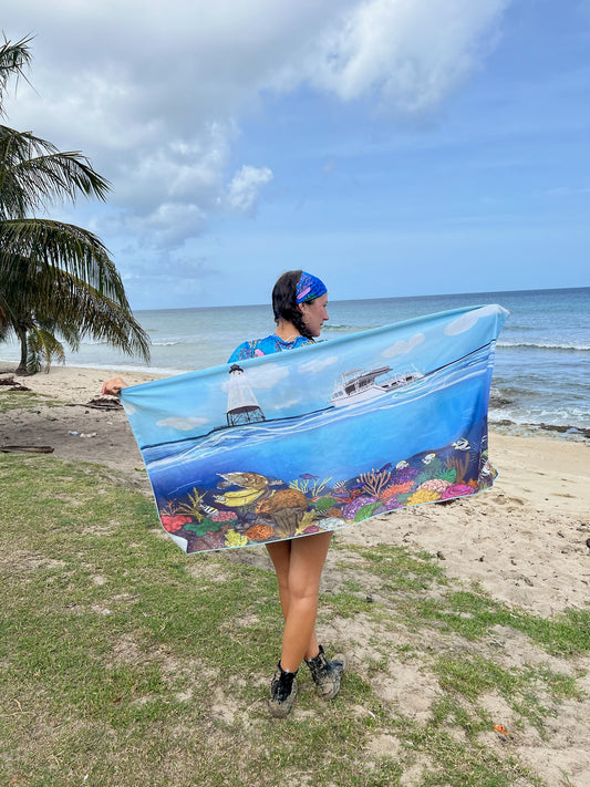 Lighthouse Reef Towel
