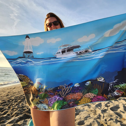 Lighthouse Reef Towel