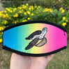 Rainbow Turtle Mask Strap